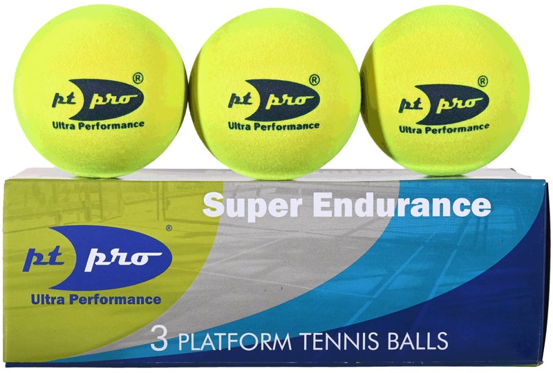 PT Pro Ultra Dura Platform Tennis Balls - New! Winter 3 Balls - Image 1